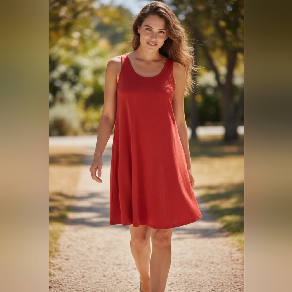 Elegant Orange 24Seven Dress